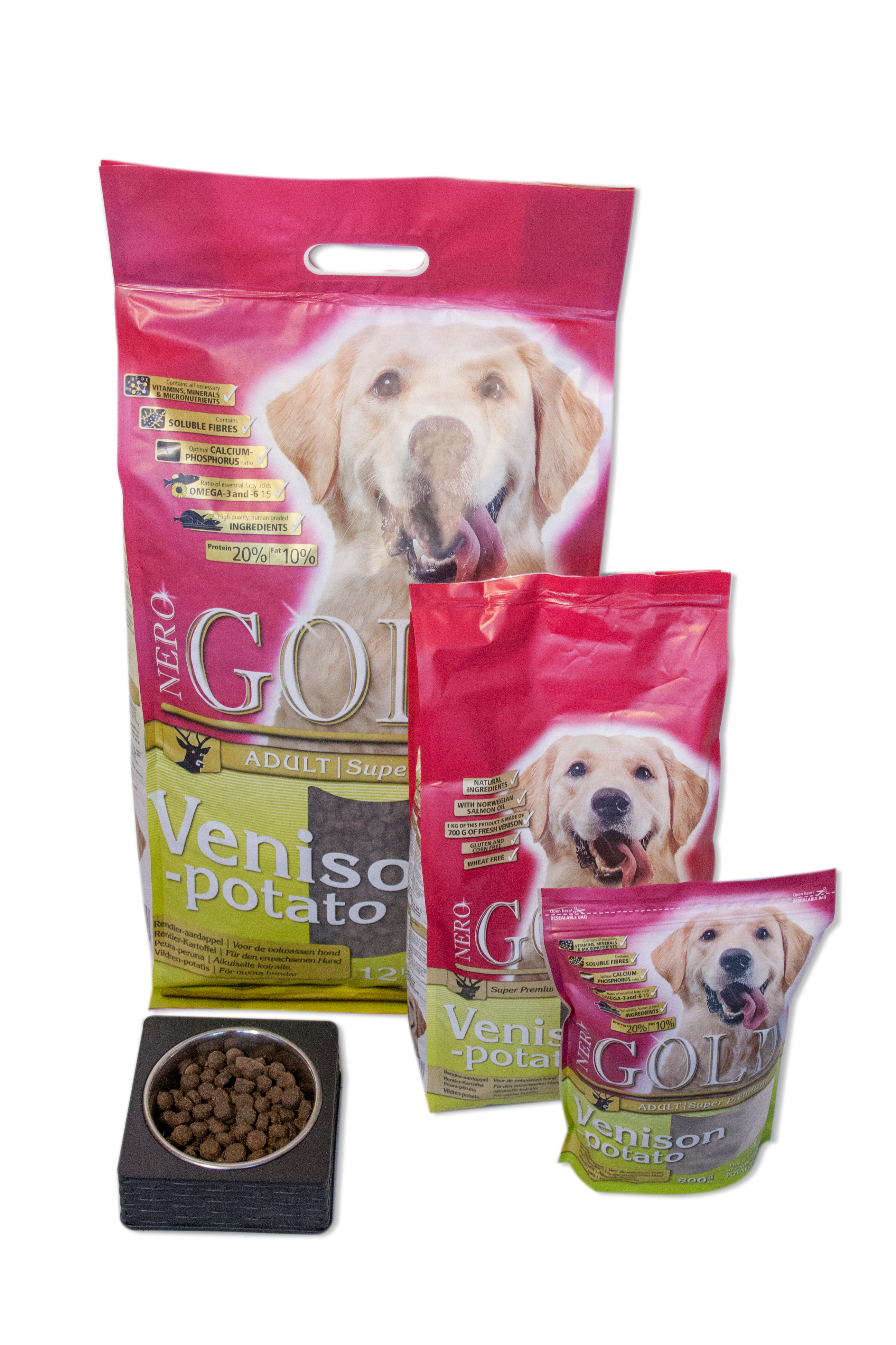 Nero Gold Hond Rendier & Aardappel